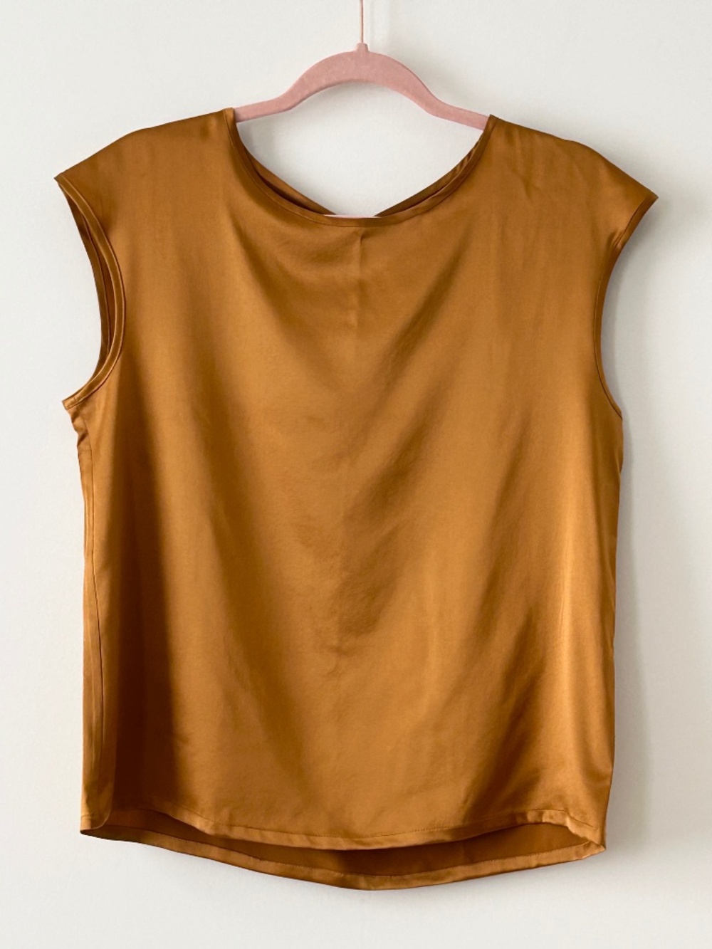 LilySilk 100% Mulberry Silk Golden Tank Top